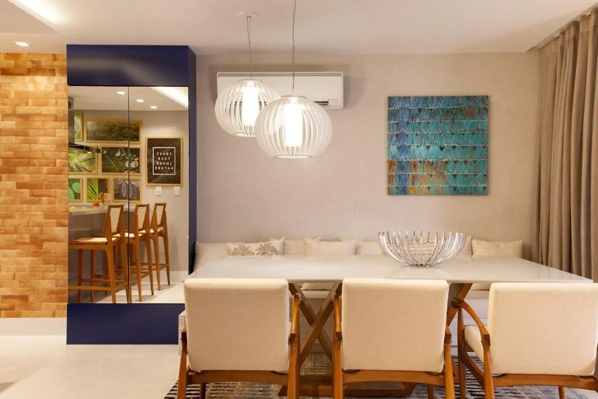 Apt Moderno Pe Na Areia - Novo Campeche Florianópolis 公寓