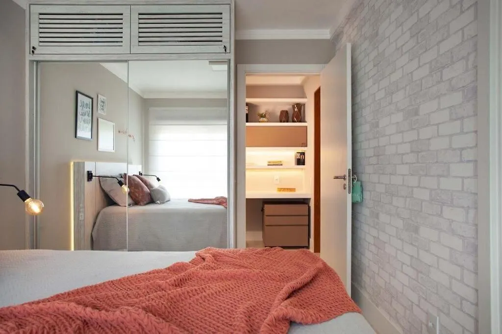 Apt Moderno Pe Na Areia - Novo Campeche Florianópolis 巴西
